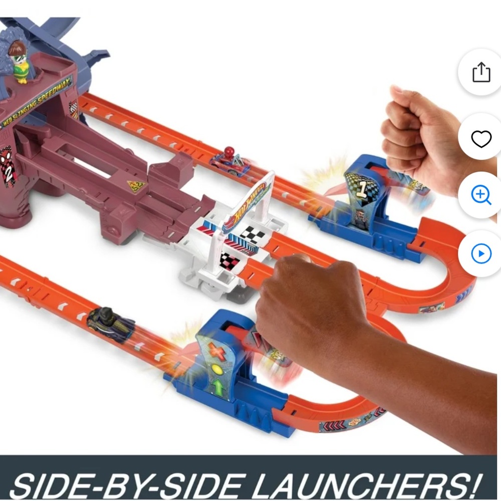 Hot Wheels Spider Man Racer Verse Track Set - Picture 3 of 14